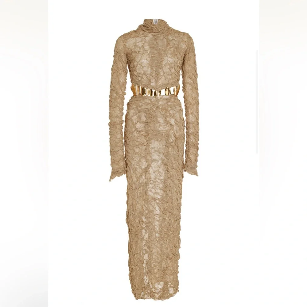 Simkhai Karissa metallic gown - NWT- size small - Picture 11 of 16